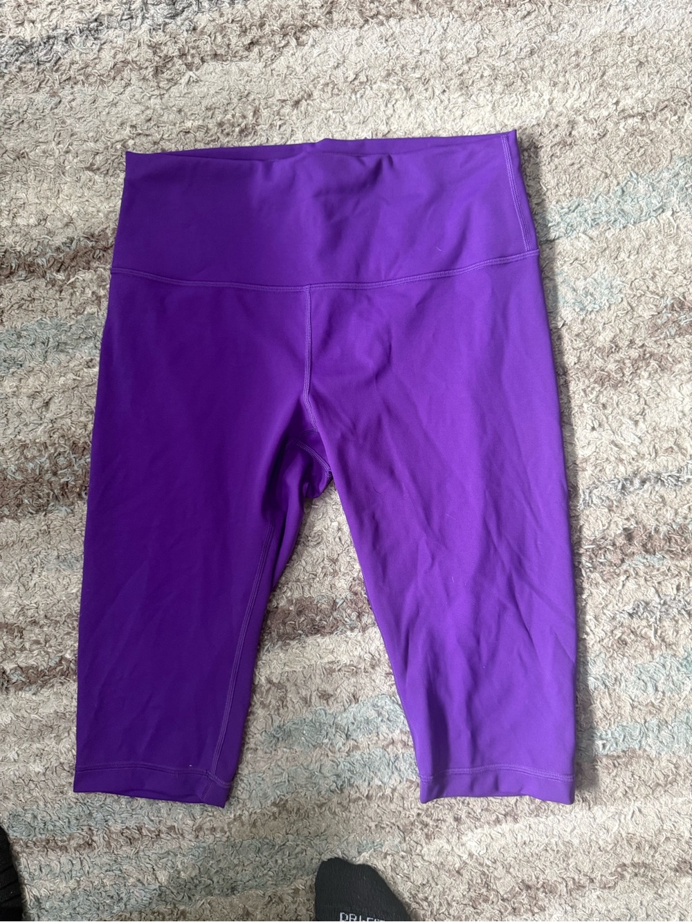 lululemon athletica Purple High-Waist Cropped Leggings